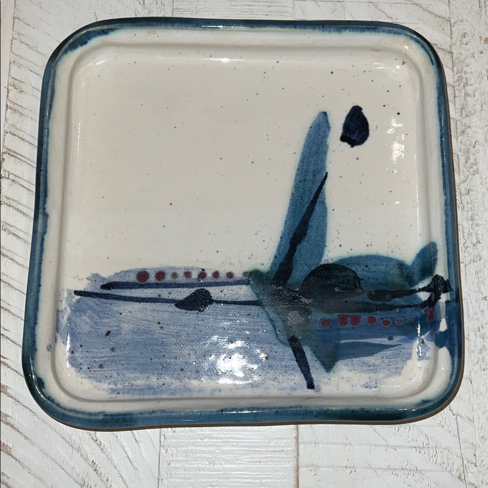 Reno Pottery Hand Painted Dish